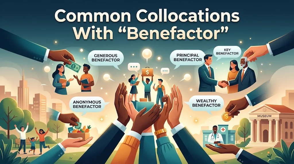 Common Collocations With “Benefactor”