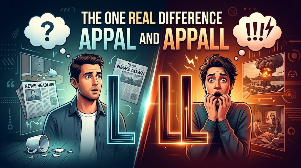 The One Real Difference Between Appal and Appall