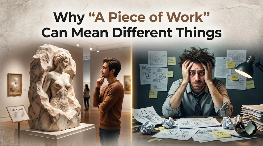 Why “A Piece of Work” Can Mean Different Things