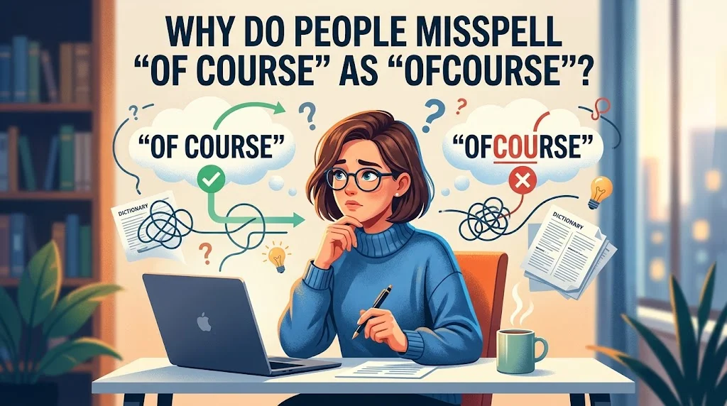 Why Do People Misspell “Of Course” as “Ofcourse”?