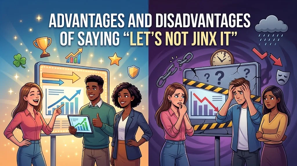 Advantages and Disadvantages of Saying “Let’s Not Jinx It”