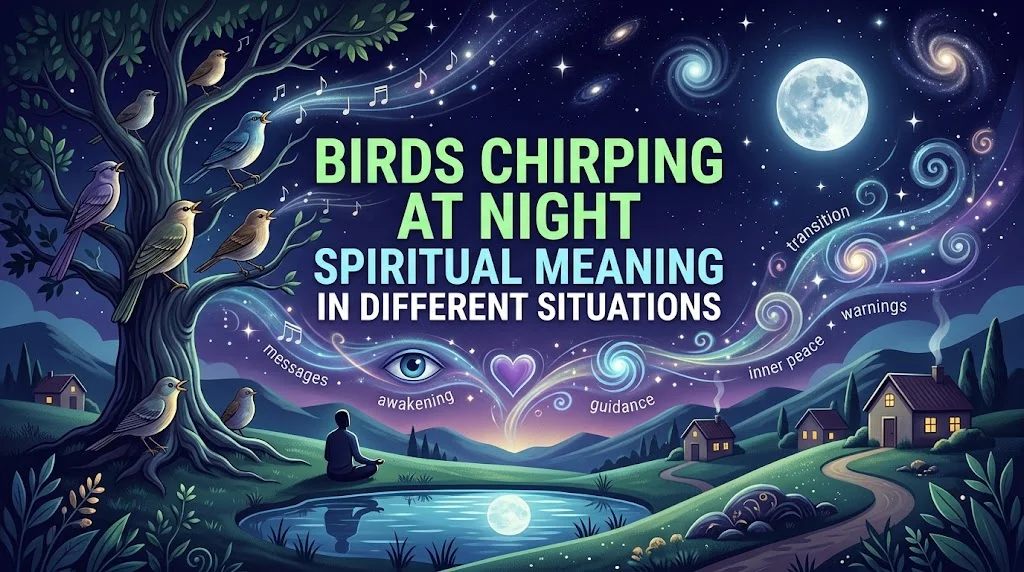 Birds Chirping at Night Spiritual Meaning in Different Situations
