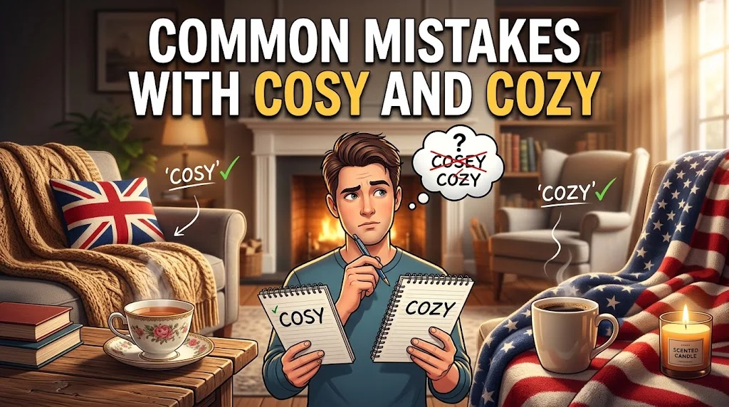 Common Mistakes With Cosy and Cozy