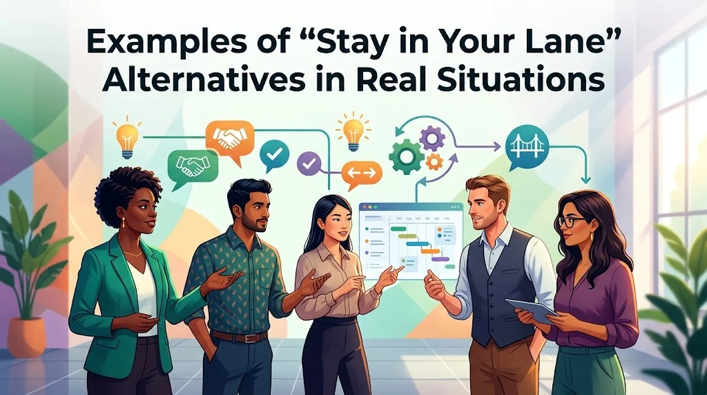 Examples of “Stay in Your Lane” Alternatives in Real Situations