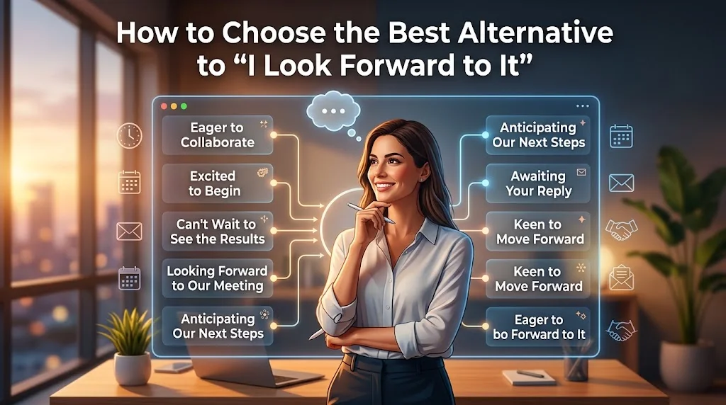 How to Choose the Best Alternative to “I Look Forward to It”