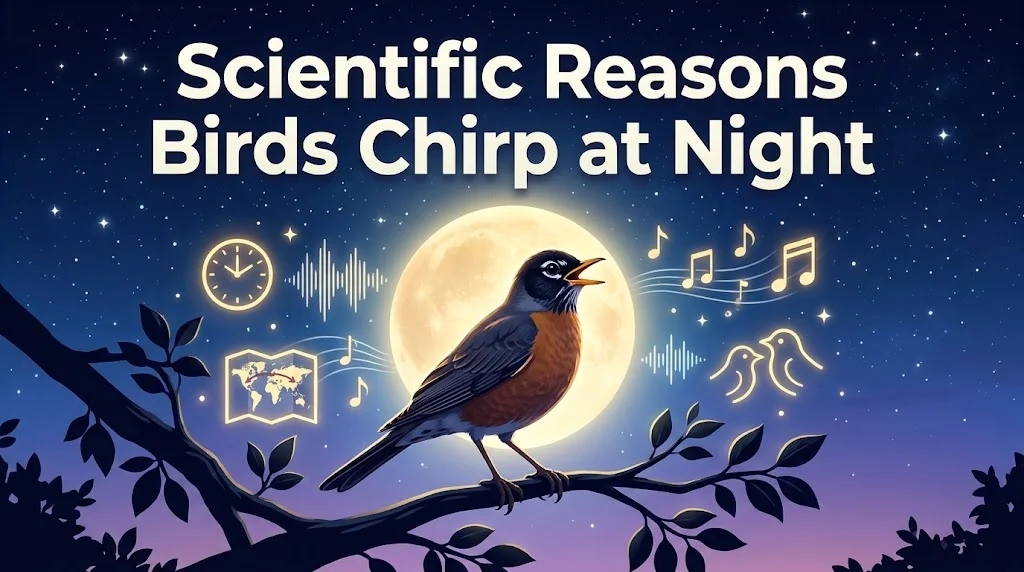 Scientific Reasons Birds Chirp at Night