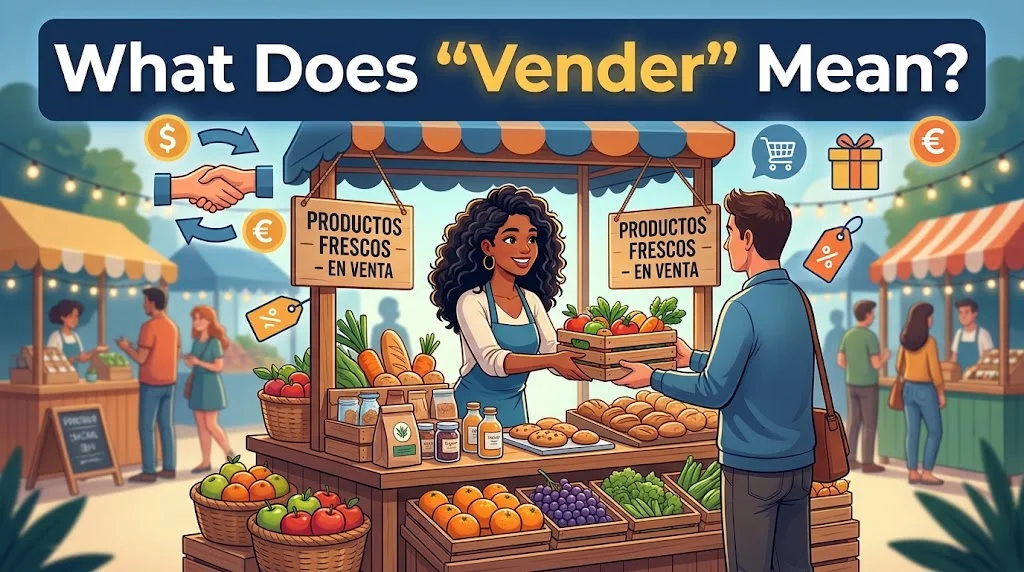 What Does “Vender” Mean?