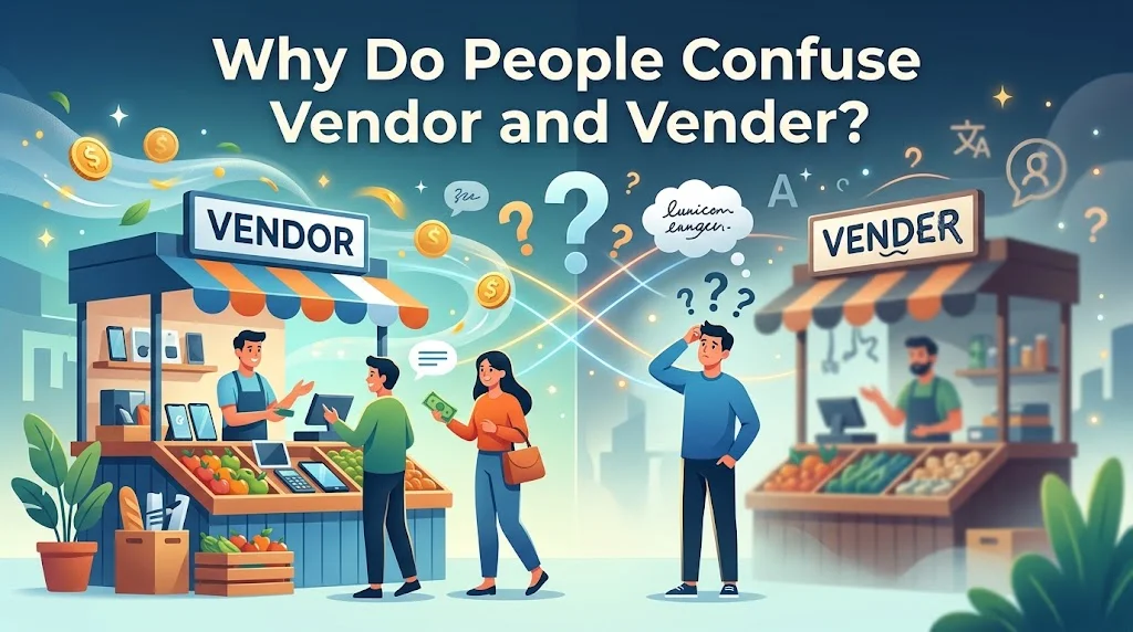 Why Do People Confuse Vendor and Vender?