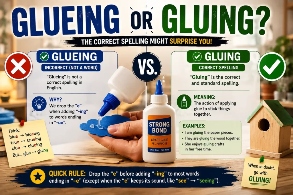 Glueing or Glueing