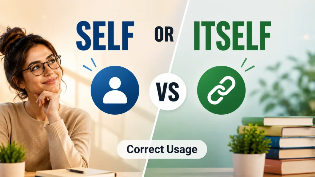 Is It Self or Itself? Understanding the Correct Usage