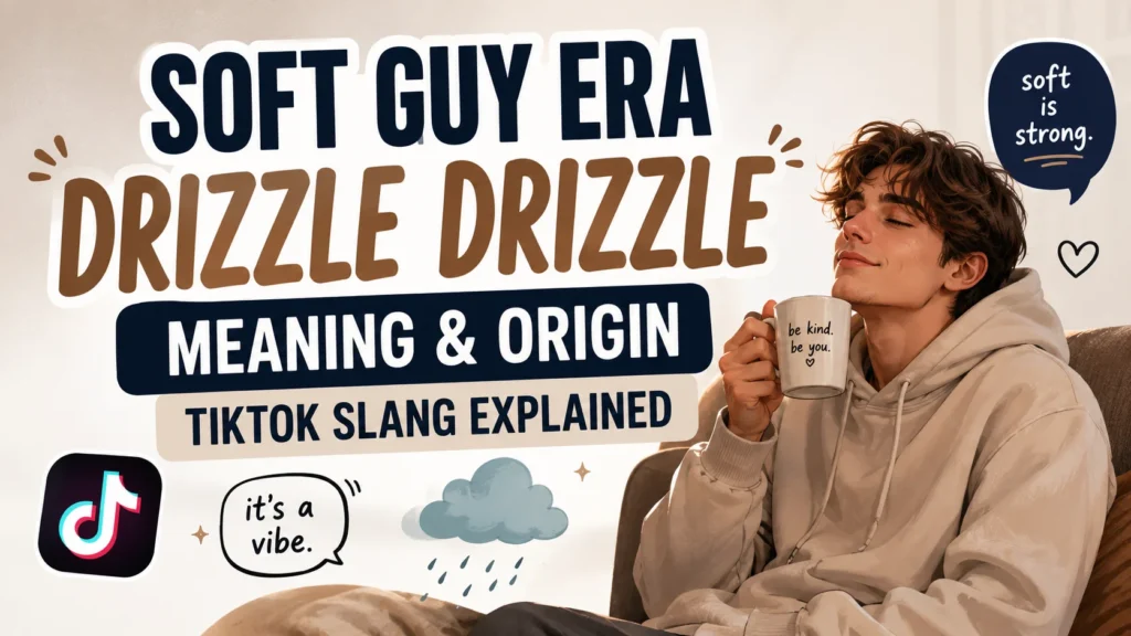What Does Soft Guy Era Drizzle Drizzle Mean? Meaning, Origin, and TikTok Slang Explained