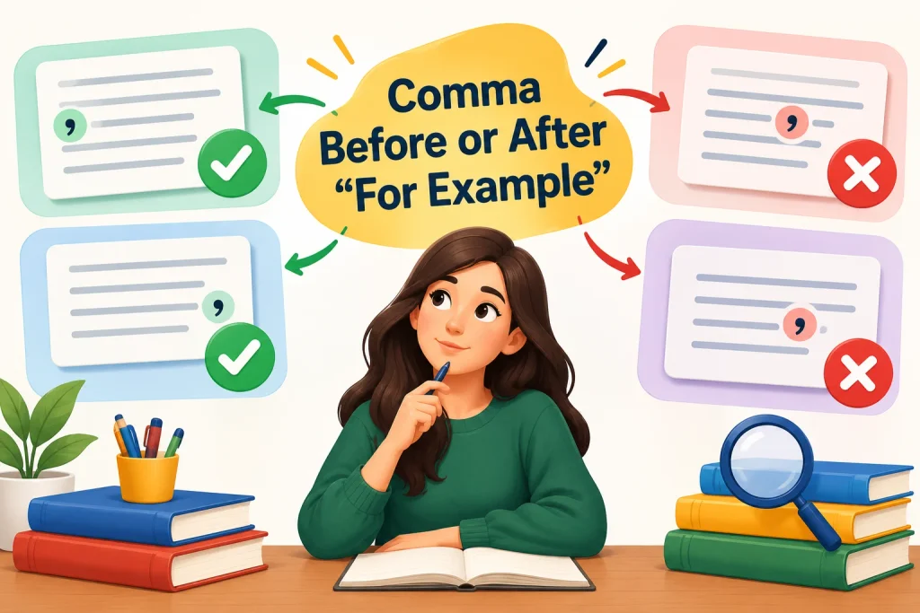 Comma Before or After