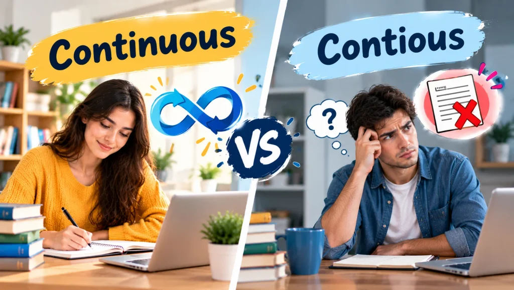 Continuous vs Contious