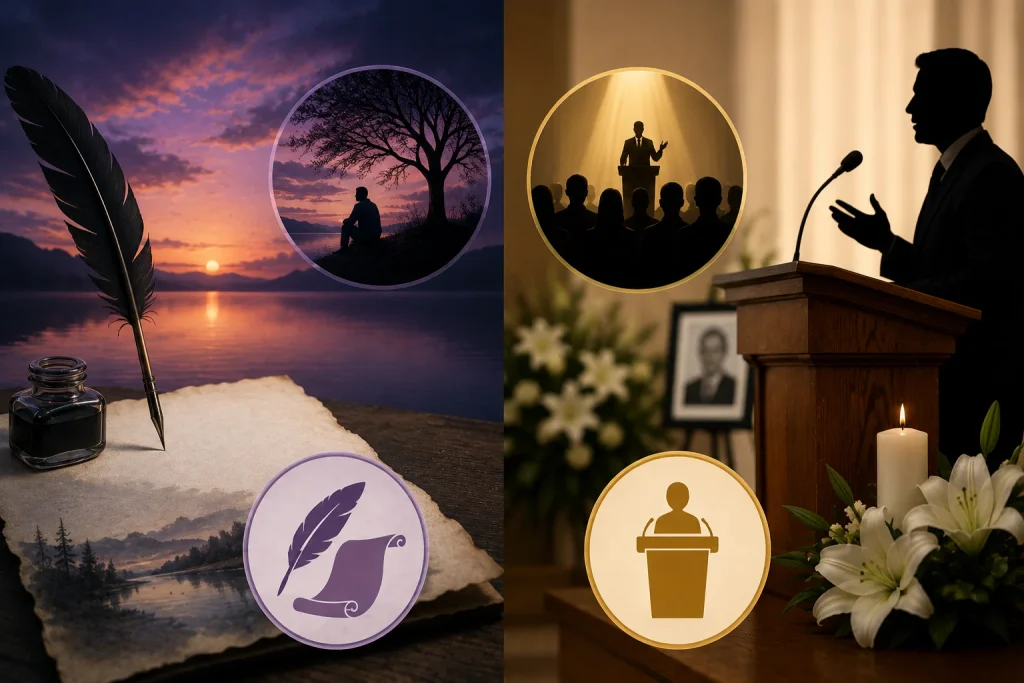 Elegy vs. Eulogy