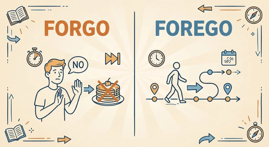 Forgo or Forego