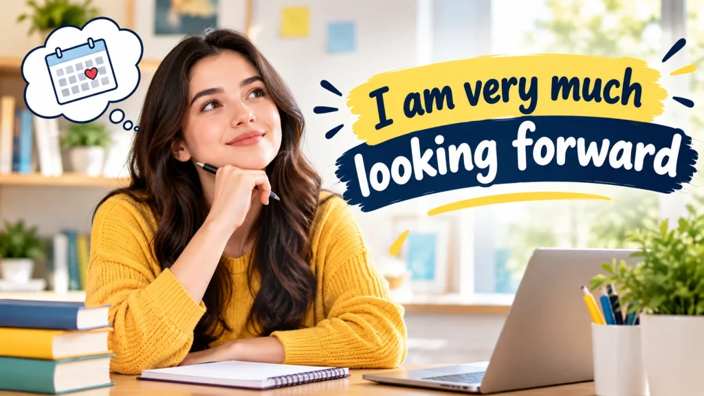 I Am Very Much Looking Forward