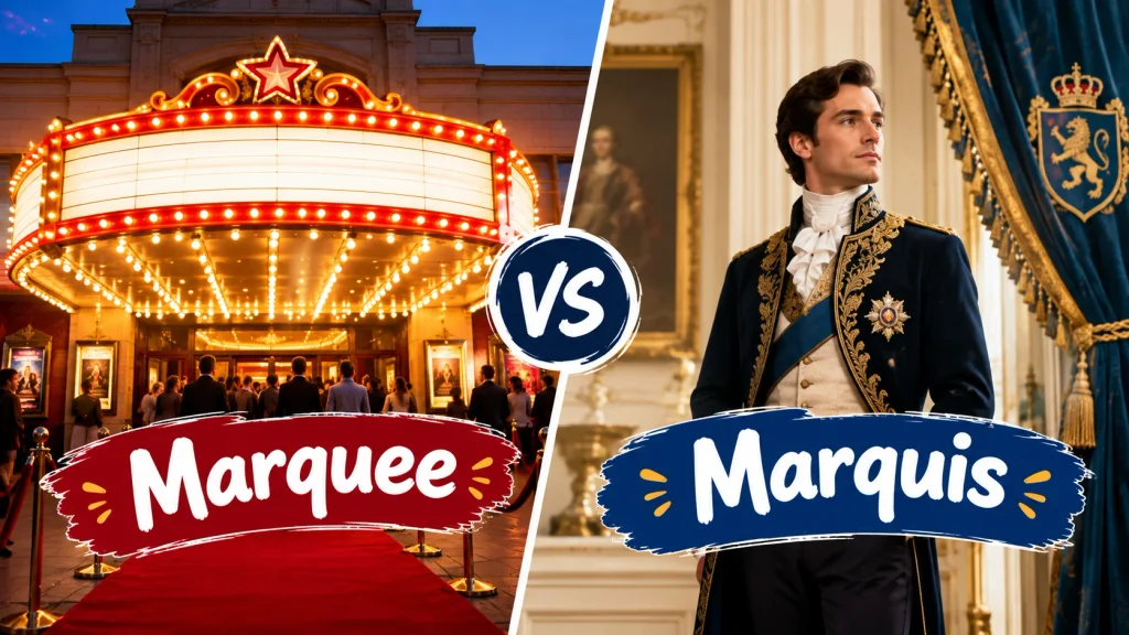 Marquee vs Marquis