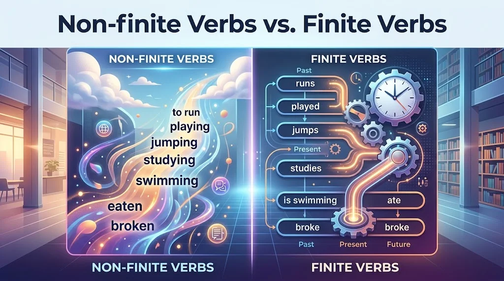 Non-finite Verbs vs. Finite Verbs