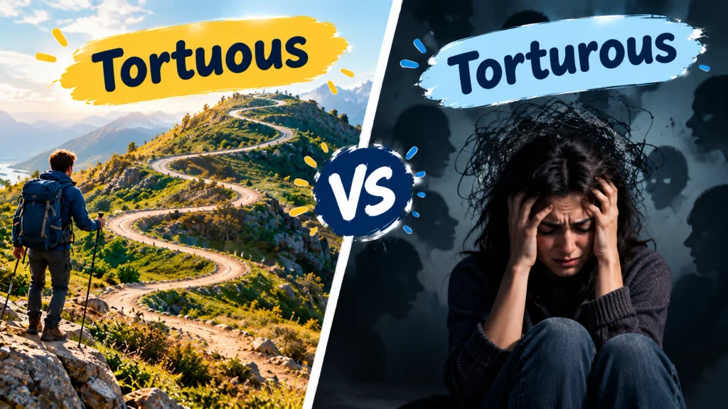 “Tortuous” vs. “Torturous”