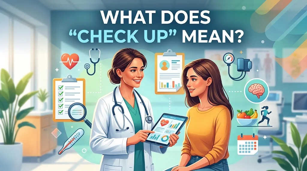 What Does “Check Up” Mean?