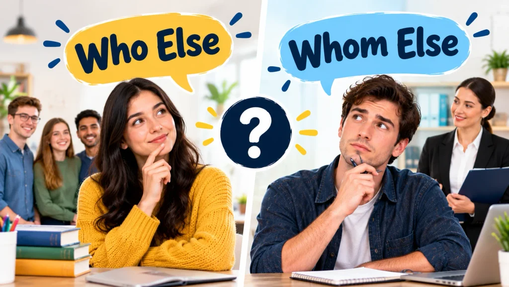 Who Else or Whom Else