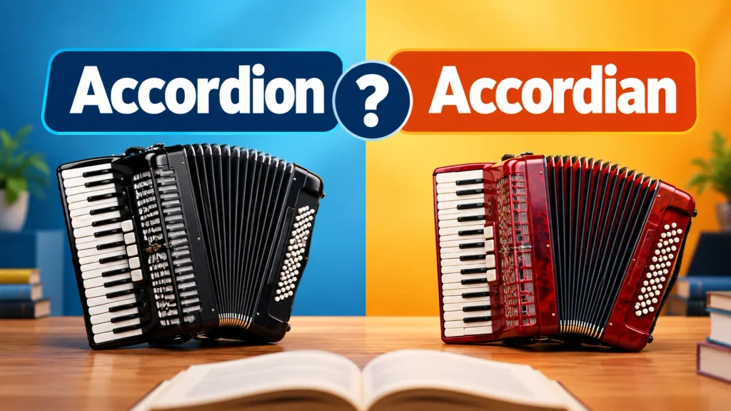 Accordion vs. Accordian