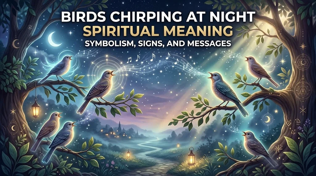 Birds Chirping at Night Spiritual Meaning: Symbolism, Signs, and Messages