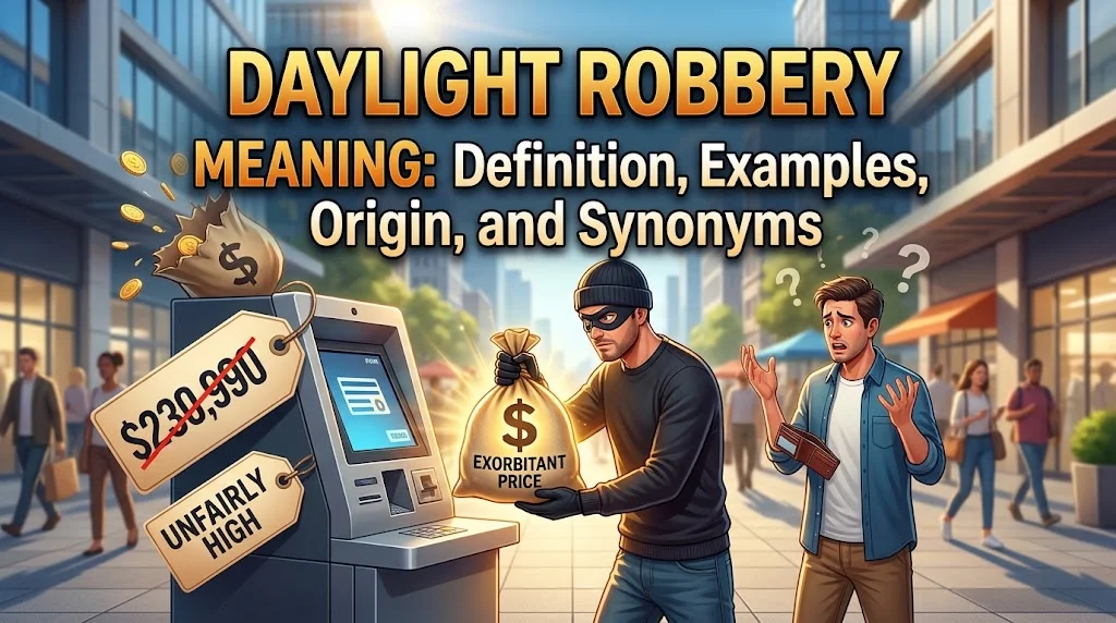 Daylight Robbery Meaning: Definition, Examples, Origin, and Synonyms