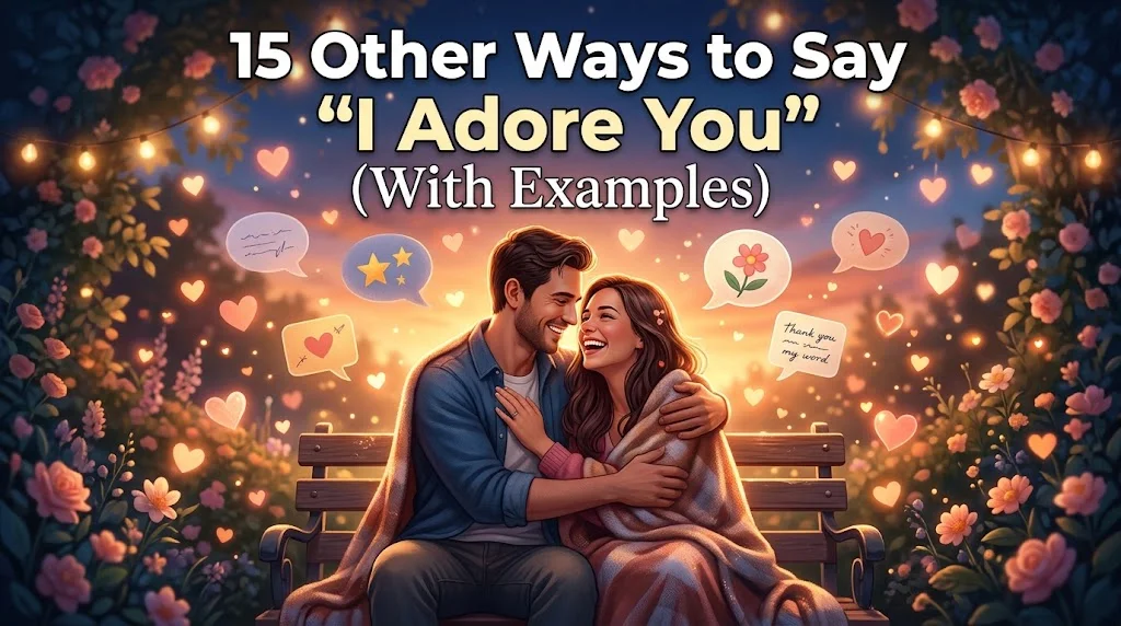 15 Other Ways to Say “I Adore You” (With Examples)
