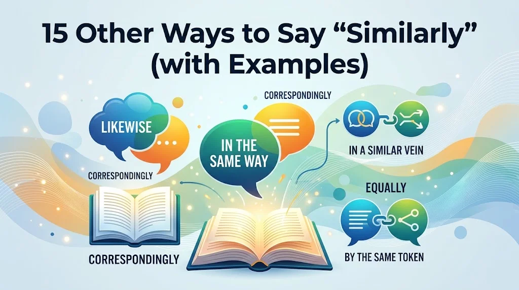 15 Other Ways to Say “Similarly” (with Examples)